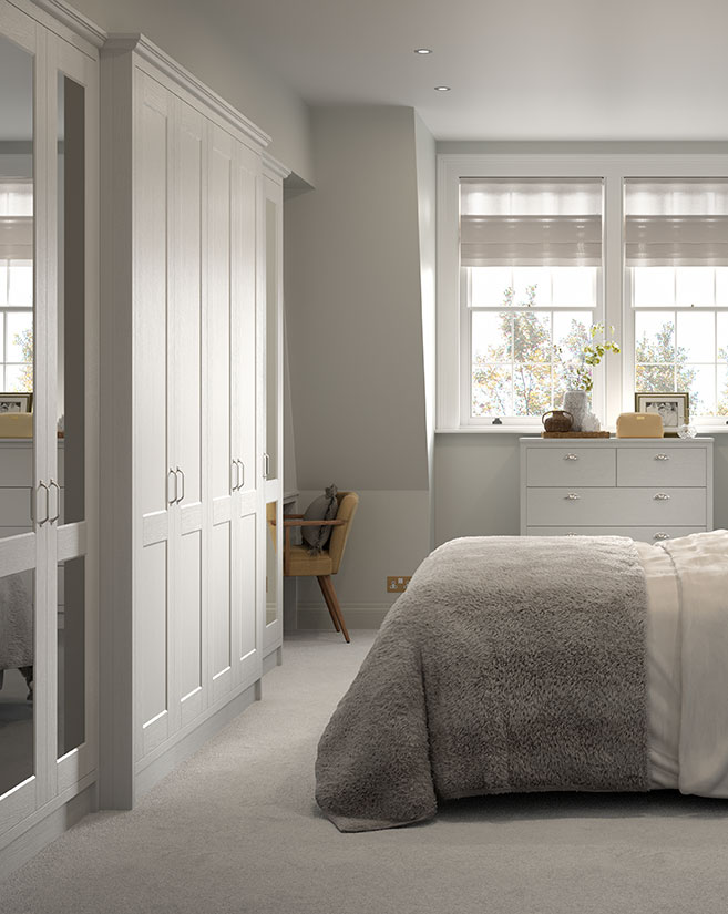 Kensington Light Grey Bedroom Furniture