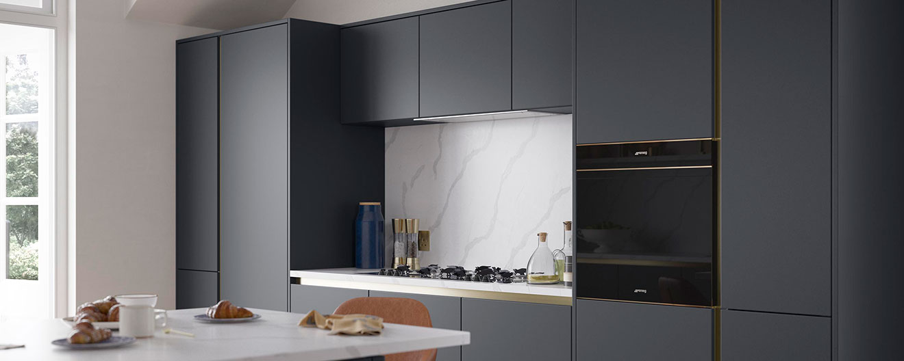 Zola Soft Matte Indigo Kitchen