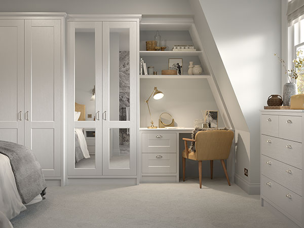 Kensington Light Grey Bedroom Furniture