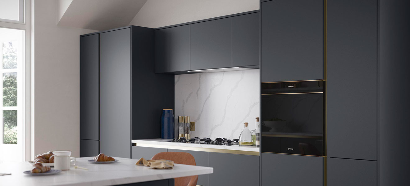 Zola Soft Matte Indigo Kitchen