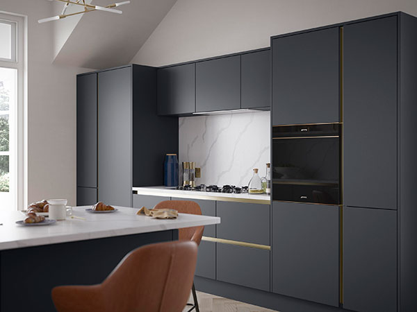 Zola Soft Matte Indigo Kitchen