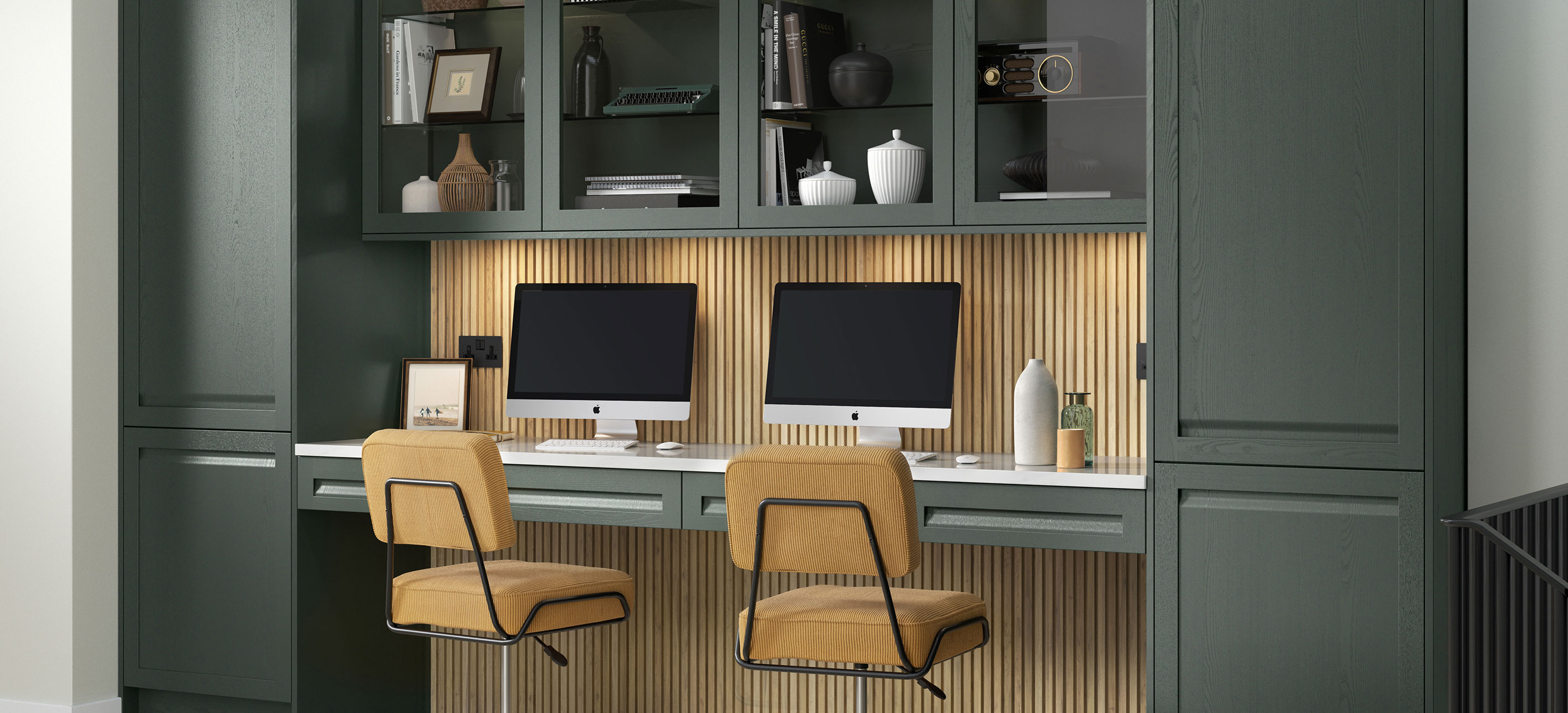 Harborne Heritage Green Home Office Furniture